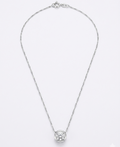 Solitaire Moissanite Drop